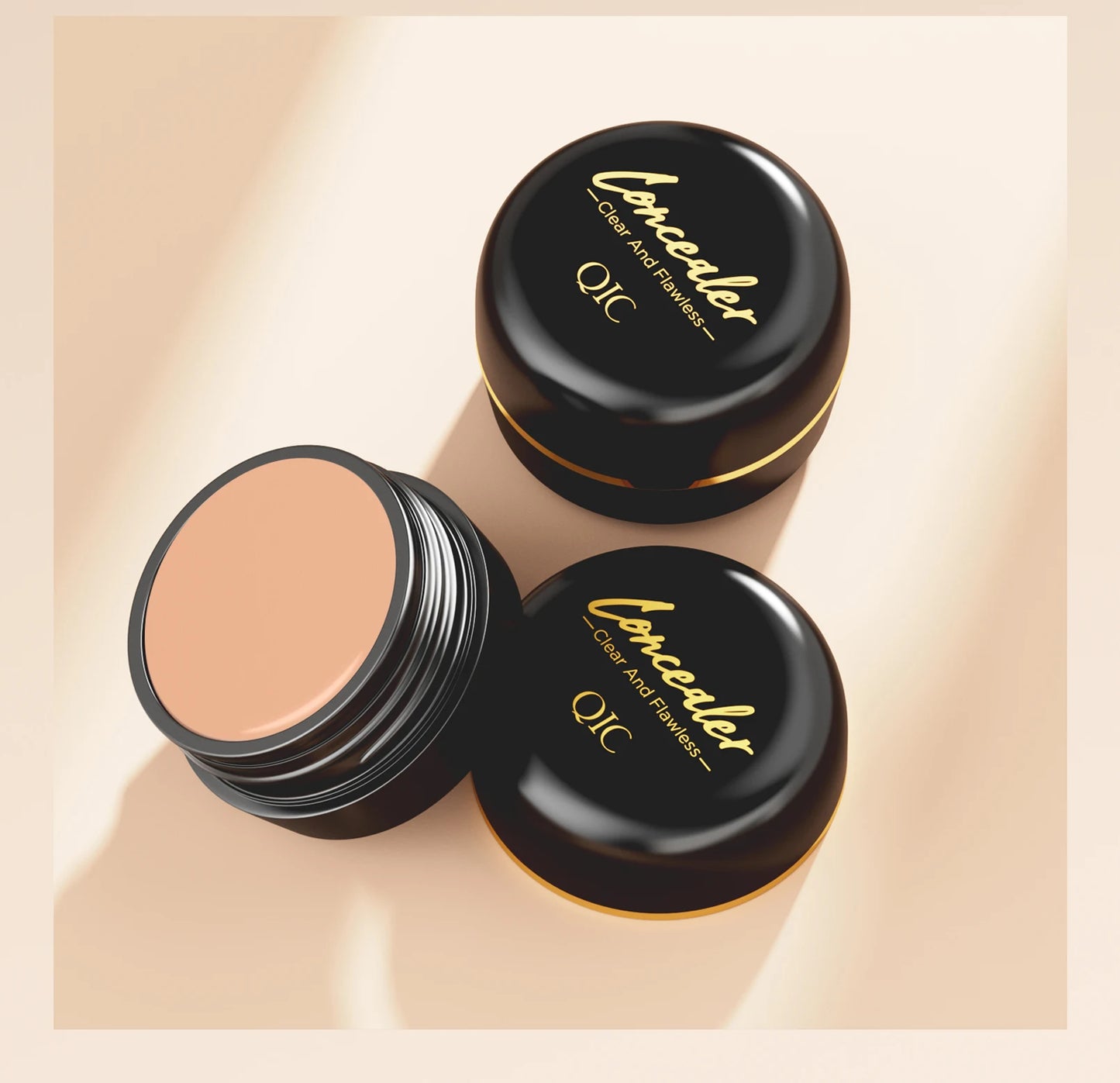 Corretivo Cremoso à Prova d’Água Cobertura Total