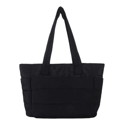 Bolsa Tote Feminina Grande Poliéster Multi Bolsos Casual