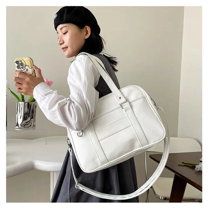 Bolsa Feminina JK Japonesa em PU Crossbody e Tote Escolar