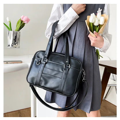 Bolsa Feminina JK Japonesa em PU Crossbody e Tote Escolar
