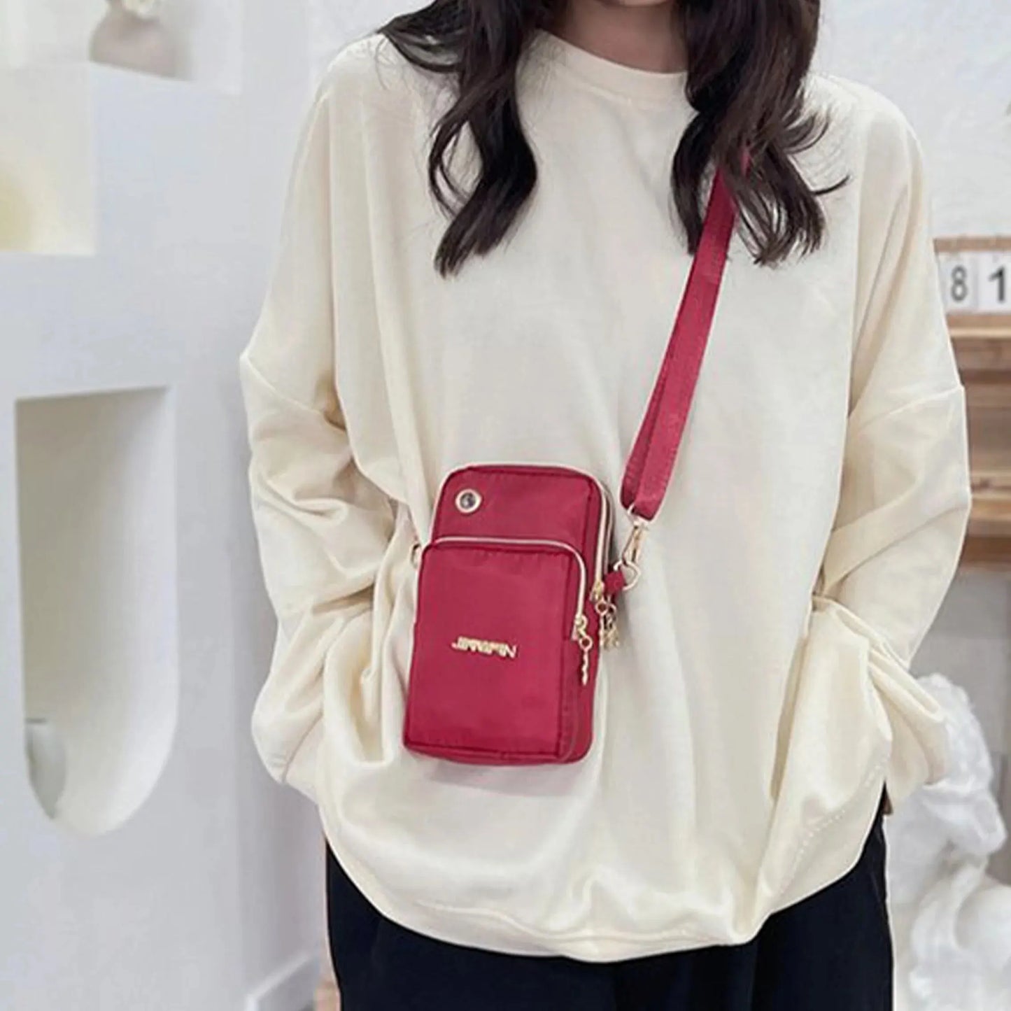 Bolsa Feminina Mini Crossbody Oxford Casual 2024