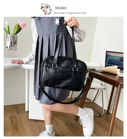 Bolsa Feminina JK Japonesa em PU Crossbody e Tote Escolar