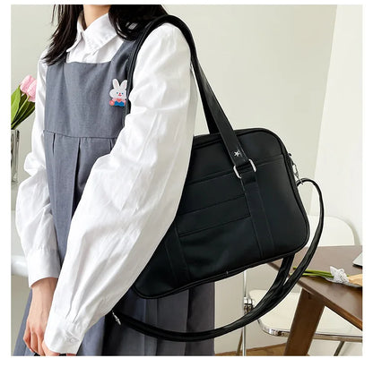 Bolsa Feminina JK Japonesa em PU Crossbody e Tote Escolar