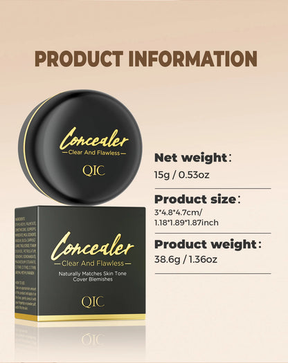 Corretivo Cremoso à Prova d’Água Cobertura Total