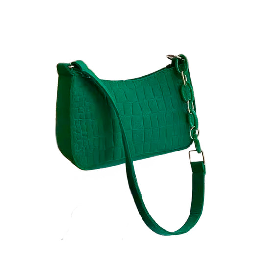 Bolsa Feminina Retro Quadrada Pequena Feltro Casual Ombro 2024