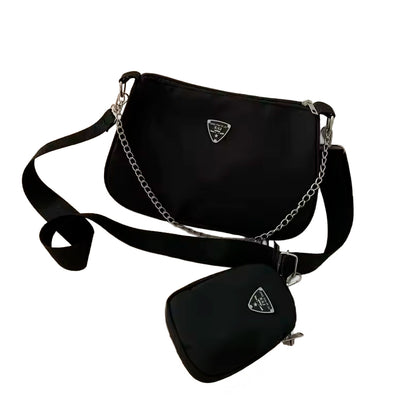 Bolsa Transversal em Nylon – Portátil e Moderna